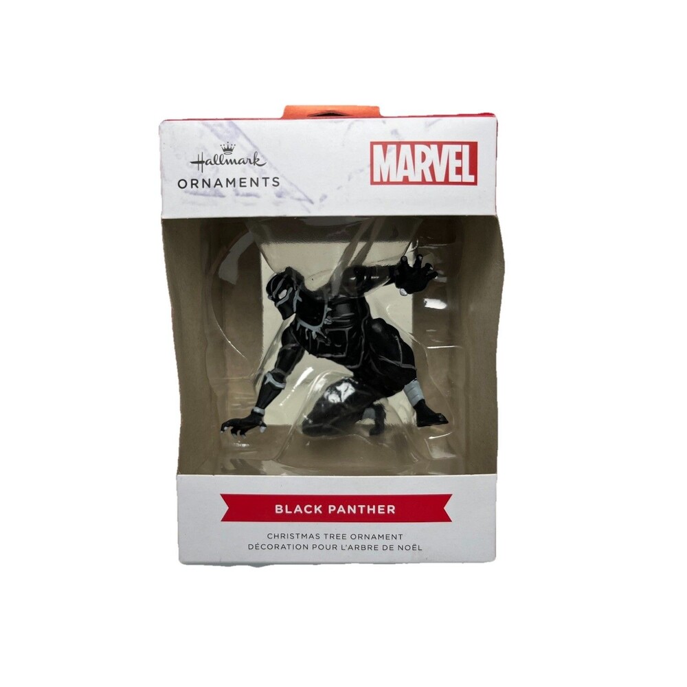 Black Panther Hallmark Christmas Tree Ornament Marvel 2023 Holiday Decoration